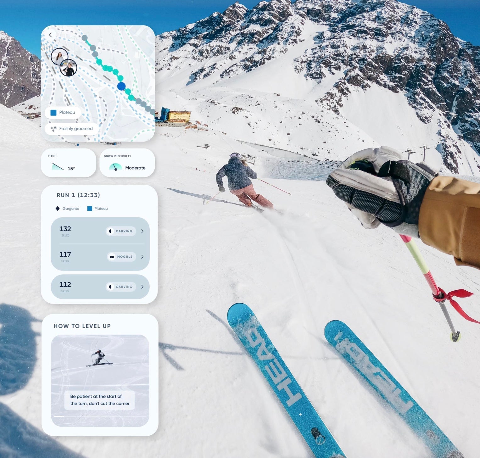 Carv 2 Ski Coach Unit + 12 month membership